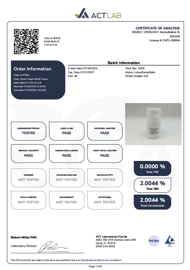 CBD Muscle Relief Roll - On - Amish Reserve