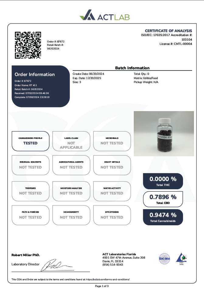 CBD Sleep Gummies - Amish Reserve