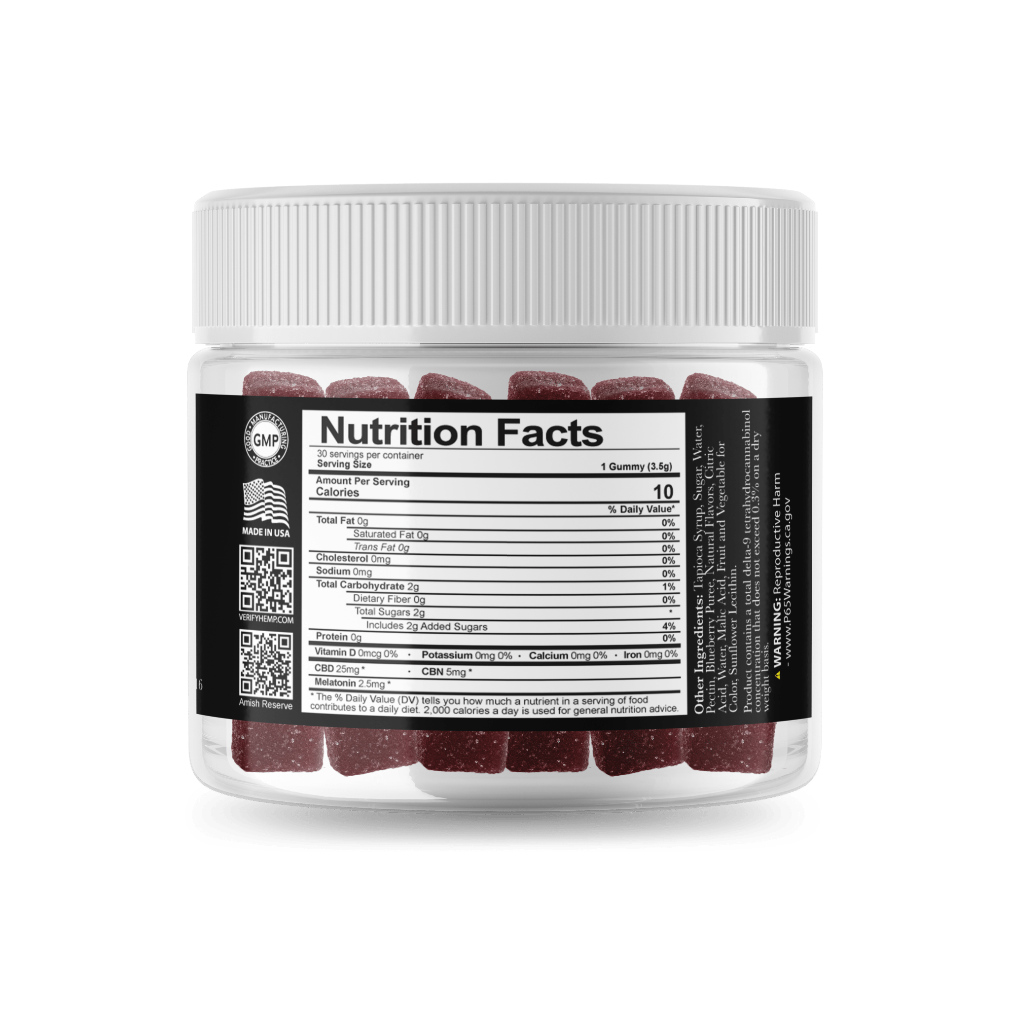 CBD Sleep Gummies - Amish Reserve